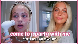 the REALITY of a high school party... (grwm + vlog)