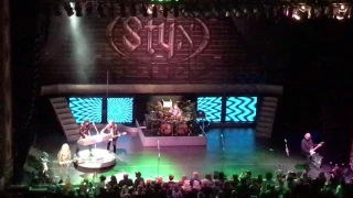 Styx in Kansas City 2017.  Blue collar man