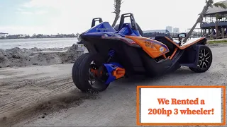 The Polaris Slingshot is One of The Craziest Vehicles You Can Rent!