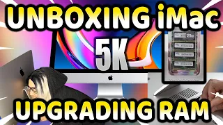 iMac 2022 5K Unboxing and RAM Upgrade Tutorial! 128GB