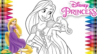 disney princess rapunzel coloring pages with markers disney tangled