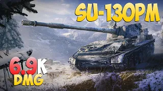 SU-130PM - 8 Kills 6.9K DMG - He did it! - World Of Tanks