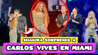 💥NUEVO: Shakira Sorprende a Carlos Vives En Su Concierto En Miami | VÍDEO