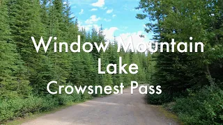 Window Mountain Lake - Crowsnest Pass - Alberta, Canada 4K