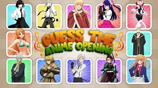 CAN YOU GUESS THE ANIME OPENING IN 6 SECOND ??? | 50 Anime Openings