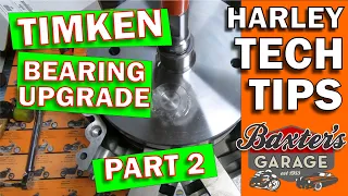 Harley Timken Bearing Upgrade Conversion PART 2 | Performance Harley | Kevin Baxter | Pro Twin
