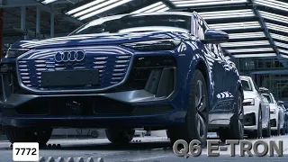 Nell'incredibile fabbrica Carbon Neutral di Ingolstadt dove vengono fatte le AUDI Q6 e-tron