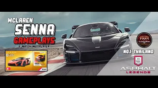 Asphalt 9 | McLAREN SENNA Golden Max Gameplays ( 6 Match Mutiplayer Versus )