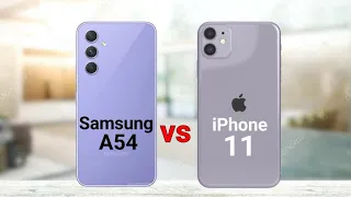 Samsung A54 vs iPhone 11