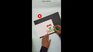 5 minute Crafts Handmade Republic Day Card Ideas #shorts