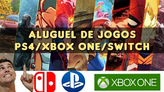 Aluguel de Jogos PS4/PS5/XBOX ONE/XBOX SERIES