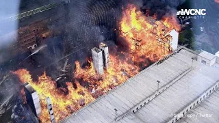 Massive fire near Southpark Mall in Charlotte