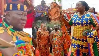WATCH HOW BAWUMIA & WIFE SAMIRA,LADY JULIA & OTHERS ARRIVED AND GREETED OTUMFUO