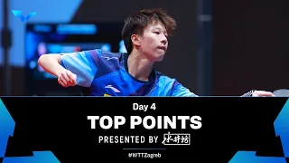 Top Points of Day 4 presented by Shuijingfang | WTT Contender Zagreb 2023