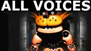 JOLLY 3: Chapter 2 - All Animatronic Voices (FNAF Horror Game 2018)