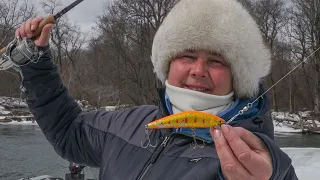 Рыбалка на тайменя ранней весной. Дальний Восток.