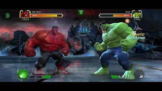 Red Hulk vs normal Hulk