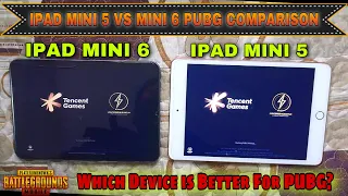 iPad Mini 5 VS iPad Mini 6 PUBG Test Comparison || Price? | Graphics? | Battery? | Recording?
