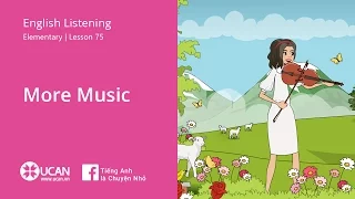 Learn English Via Listening| Elementary - Lesson 75. More music