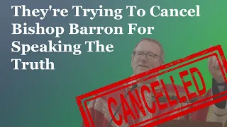 They're Trying To Cancel Bishop Barron For Speaking The Truth