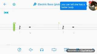 little wing bass tab