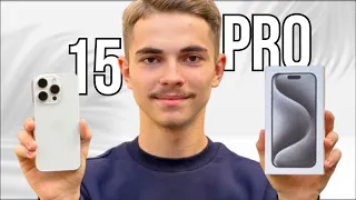 iPhone 15 Pro Blanc Titane : Déballage et Prise en Main !! (UNBOXING)
