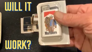 What Happens When We Open And Try To Use A Disposable 1990s Marlboro Promotional DjEEP Lighter?