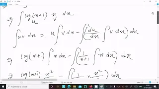 Integrate : ∫ x log(x + 1) dx