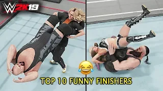 WWE 2K19 Top 10 Funny Finishers Swapping! Part 4