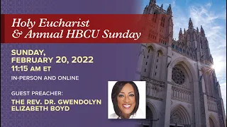 2.20.22 National Cathedral HBCU Sunday Online Worship