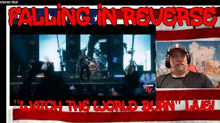 Falling In Reverse - "Watch The World Burn" LIVE! The Popular Monstour - REACTION - UNREAL!