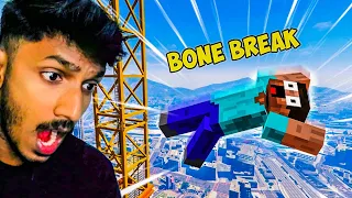 Breaking EVERY BONE of Minecraft in GTA 5 | Tamil gameplay