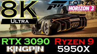 Forza Horizon 3 | 8K Ultra Settings | RTX 3090 KINGPIN Hydro Copper | Ryzen 9 5950X