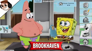 Spongebob Plays Roblox Brookhaven 🏡RP