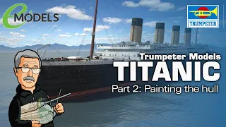 Trumpeter 1/200 R.M.S TITANIC ( #03719) Part 2: Painting the Hull