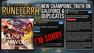 New Champions Coming, The Truth About Galeforce (I'm Sorry) and Duplicates | Path of Champions 2.0