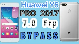 HUAWEI Y6 PRO 2017 Frp bypass