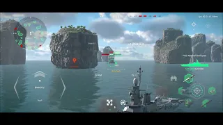 Modern Warships 现代战舰｜FGS Admiral Graf Spee Cruiser - First try