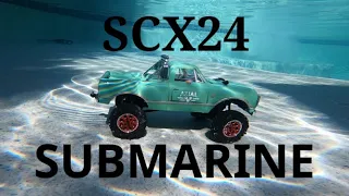 SCX24 Submarine!! Underwater Driving #SCX24