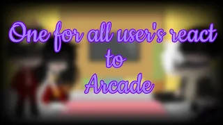 One for all user's react to Arcade {GCRV} Requested {Part 4/3} Hero Deku/AFO DadAU
