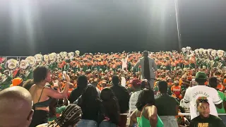 Marching 100 FAMU vs ASU -5th quarter "Motion God"