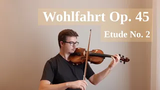 Wohlfahrt: Etude Op. 45 No. 2 in C major for Violin