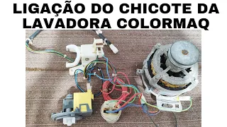 ligação de forma correta do motor capacitor e chicote inferior da lavadora colormaq