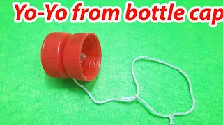 How to make Yo-Yo | Yo-Yo from bottle cap | How to make Yo-Yo yourself #23