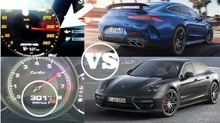 0-300KM/H MERCEDES AMG GT63S 4 DOOR VS PORSCHE PANAMERA TURBO ACCELERATION & TOP SPEED