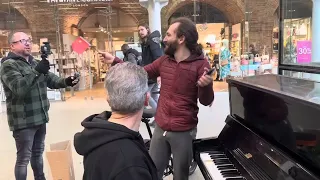 Crazy Communist Disrupts Boogie Woogie Piano