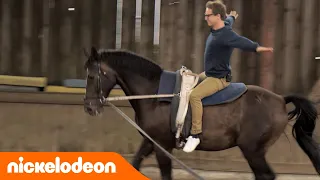 Hey Nickelodeon | Sascha turnt auf einem Pferd | Nickelodeon Deutschland