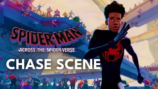 Spider Man Across the Spider Verse - Chase Scene