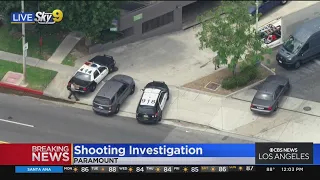 Shooting investigation underway in Paramount; At least 1 person wounded
