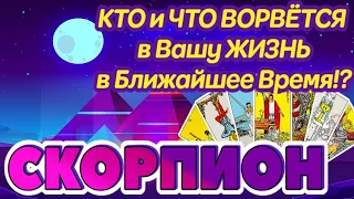 СКОРПИОН ❤️‍🔥💯 КТО и ЧТО ВОРВЁТСЯ в Вашу ЖИЗНЬ в Ближайшее Время гадание онлайн расклад таро